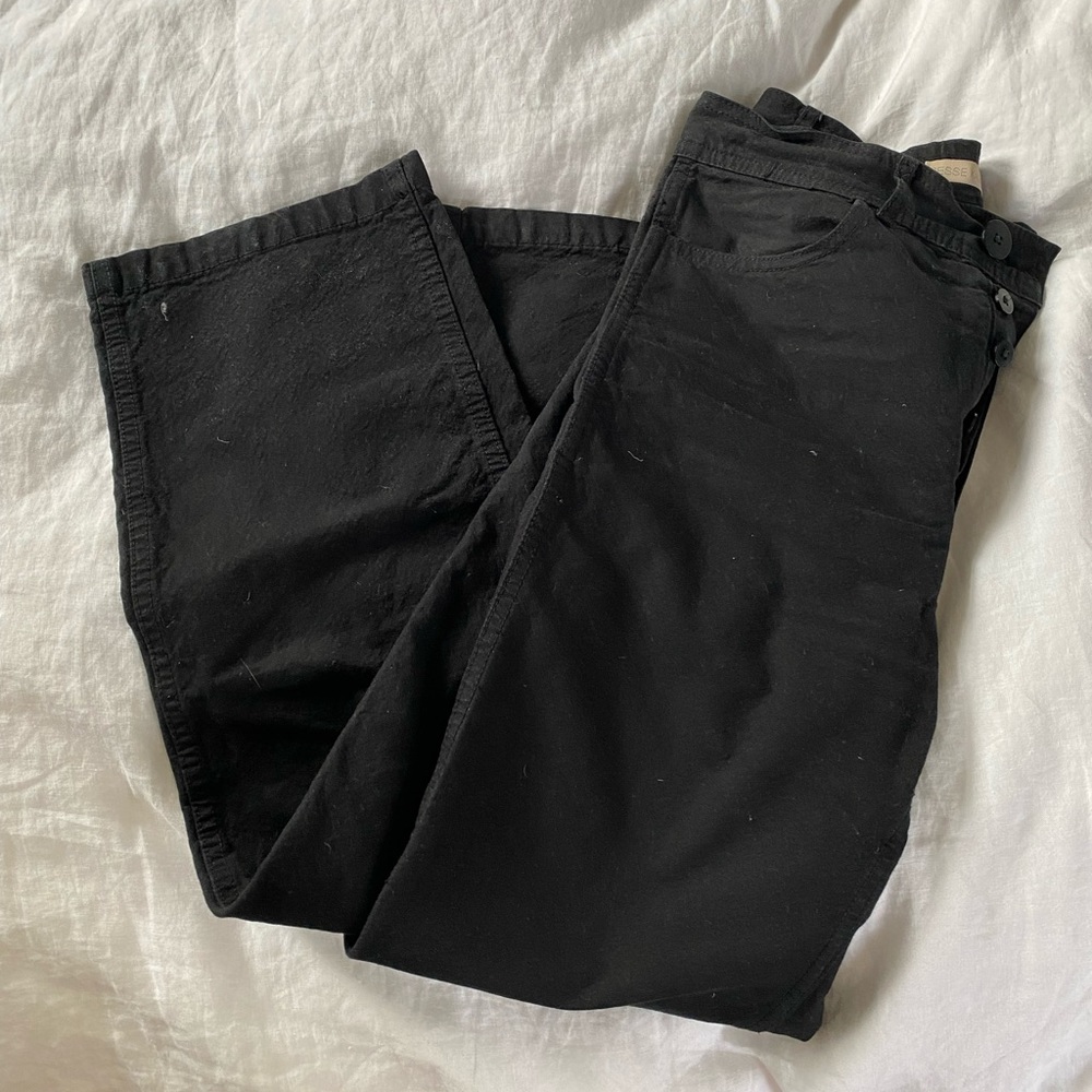 Jesse Kamm California slim pants, black, size 6